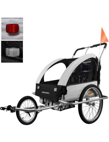 Kruzzel 25372 3in1 pakabos dviračio priekaba