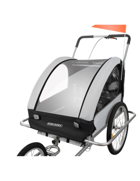 Kruzzel 25372 3in1 pakabos dviračio priekaba