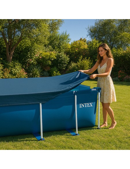 INTEX 28036 stačiakampis baseino uždangalas