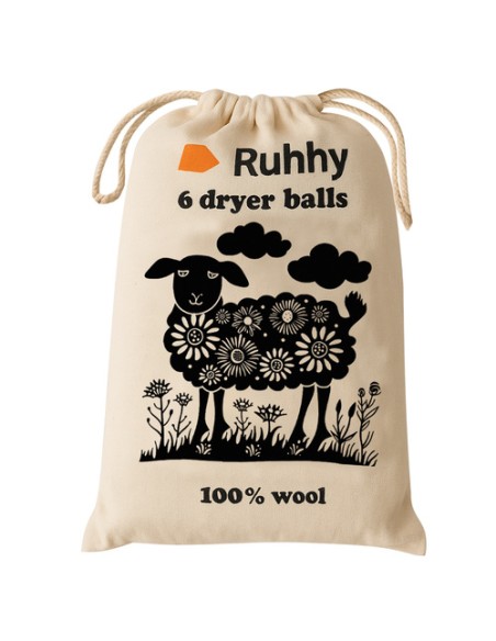 Vilnos džiovyklės kamuoliukai 6 vnt. Ruhhy 25704