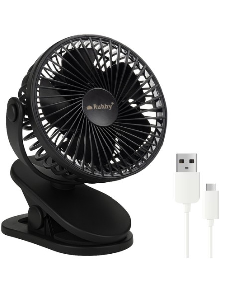 Juodas belaidis ventiliatorius Ruhhy 25567