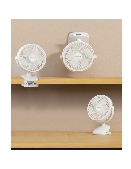 Belaidis ventiliatorius, baltas Ruhhy 25566