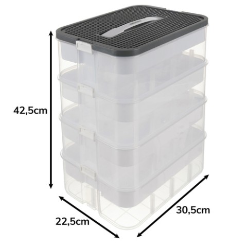 Blokinė dėžė - 3 lygiai Kruzzel 25757