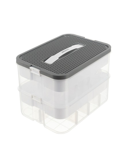 Pudełko na klocki- 2 poziomy Kruzzel 25756