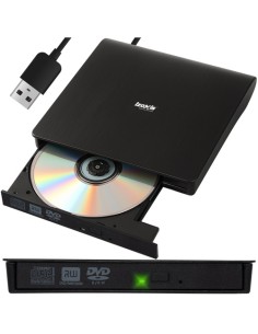 Išorinis diskas + CD/ DVD įrašymo įrenginys Izoxis 26083