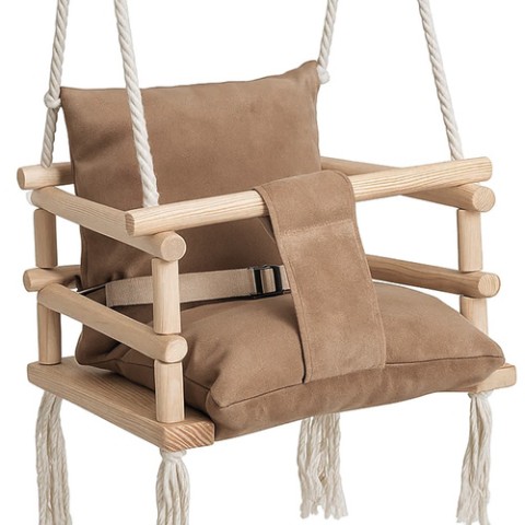 Smėlio spalvos sūpynės NEW H26685