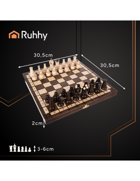 Karališkieji šachmatai 31x31cm Ruhhy 26038