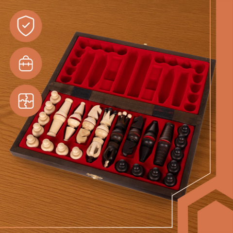 Karališkieji šachmatai 31x31cm Ruhhy 26038