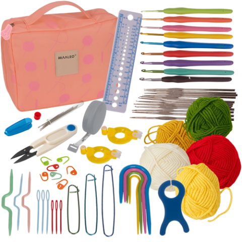 Nėrimo siūlų rinkinys 58 vnt. Maaleo 25692