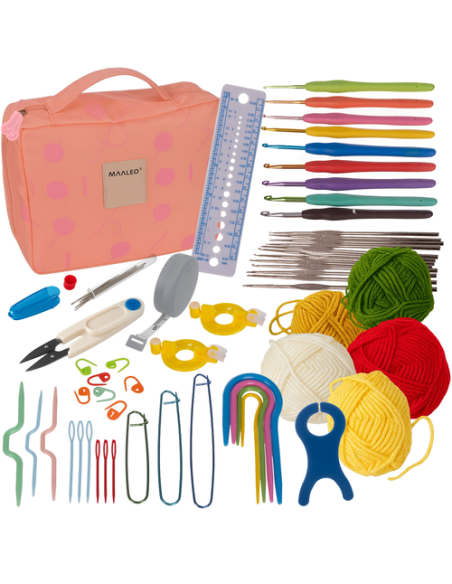 Nėrimo siūlų rinkinys 58 vnt. Maaleo 25692