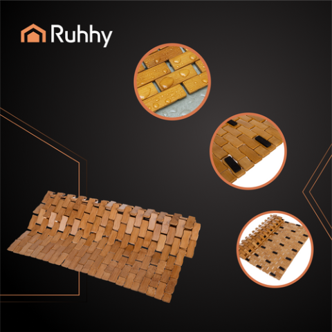 Bambukinis neslystantis kilimėlis Ruhhy 26048