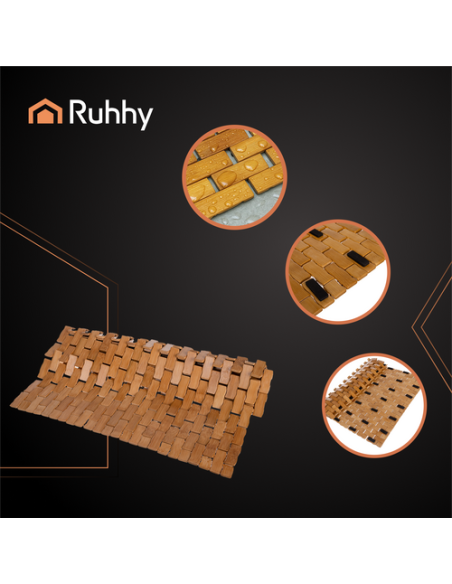 Bambukinis neslystantis kilimėlis Ruhhy 26048