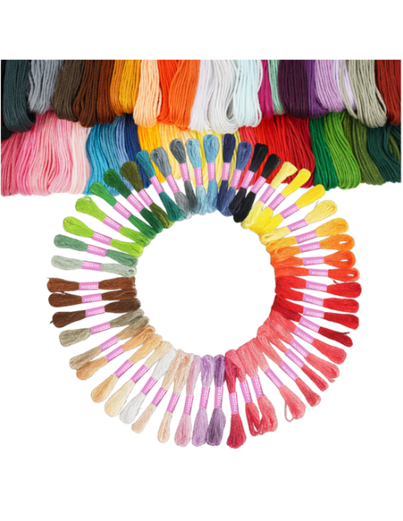 Siuvinėjimo rinkinys „Floss“ 50 spalvų 25680