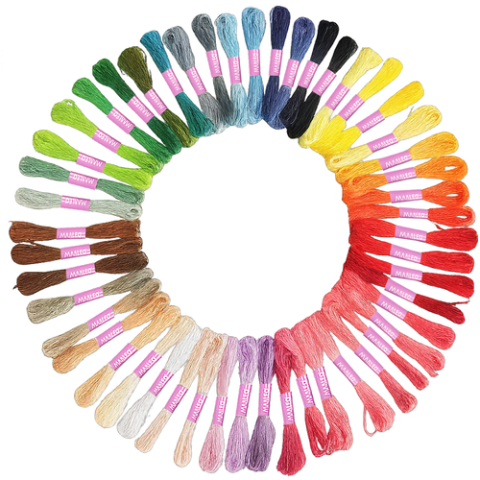 Siuvinėjimo rinkinys „Floss“ 50 spalvų 25680