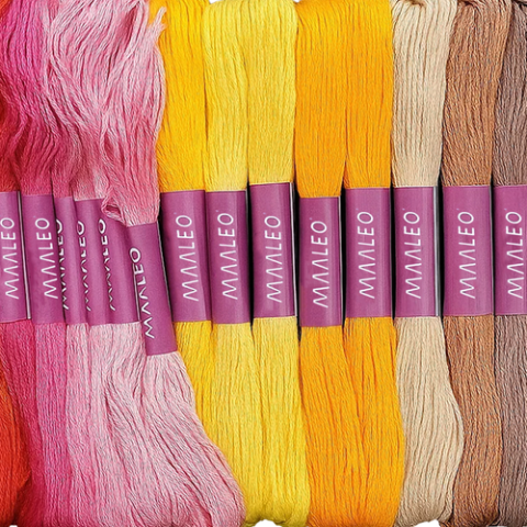 Siuvinėjimo rinkinys „Floss“ 50 spalvų 25680