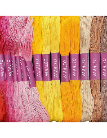 Siuvinėjimo rinkinys „Floss“ 50 spalvų 25680