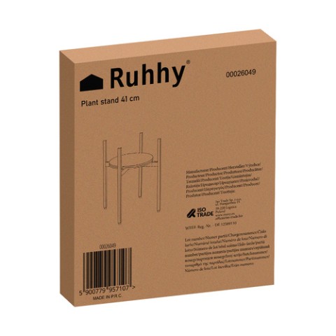 Pastatomas gėlių stovas 41 cm Ruhhy 26049
