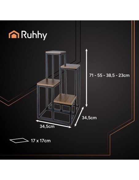 Pastatomas gėlių stovas 69 cm Ruhhy 25997