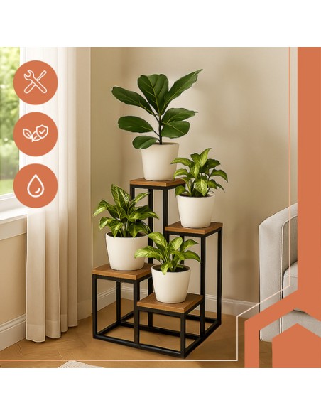 Pastatomas gėlių stovas 69 cm Ruhhy 25997