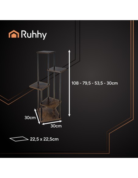 Pastatomas gėlių stovas 107 cm Ruhhy 25998