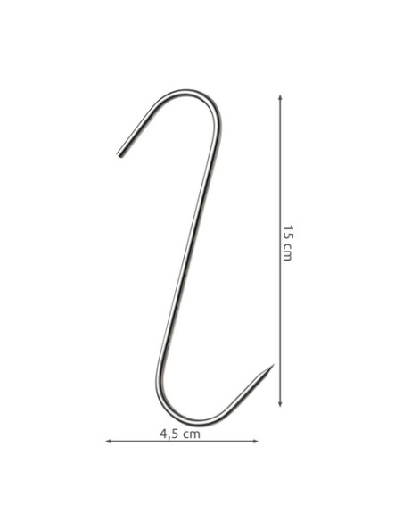 Rūkymo kabliukai - 15 vnt. rinkinys Kaminer 25553