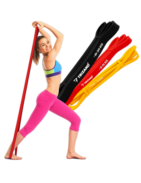 Mankštos juostų rinkinys - 3 vnt. Trizand 25879