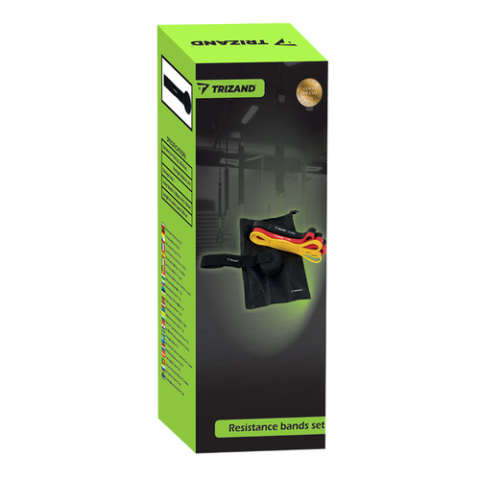 Mankštos juostų rinkinys - 3 vnt. Trizand 25879