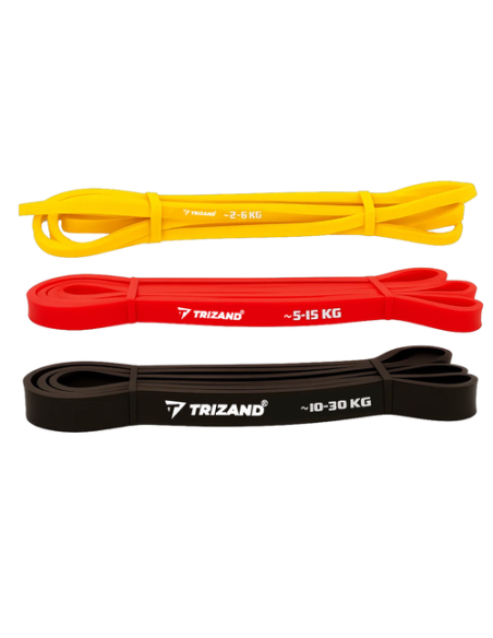 Mankštos juostų rinkinys - 3 vnt. Trizand 25879