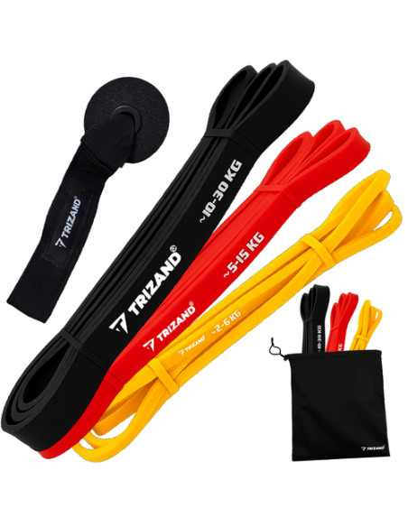 Mankštos juostų rinkinys - 3 vnt. Trizand 25879