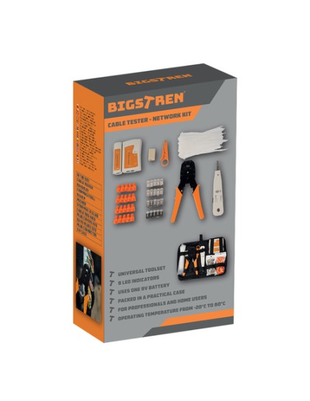 Kabelių testeris – „Bigstree 25834“ tinklo rinkinys