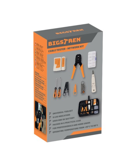 Kabelių testeris – „Bigstree 25835“ tinklo rinkinys