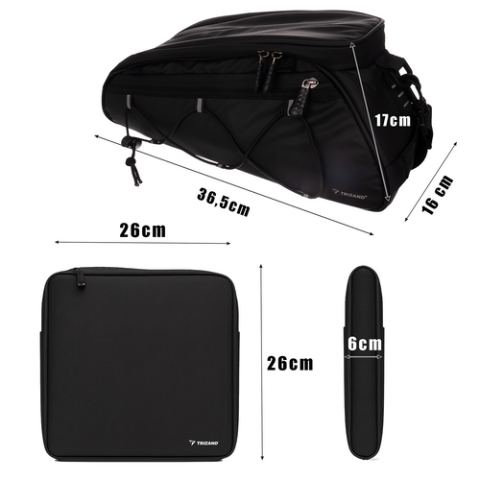 Trizand 25516 dviračio krepšys