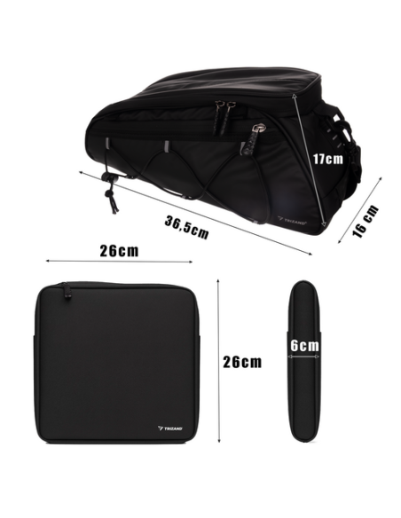 Trizand 25516 dviračio krepšys