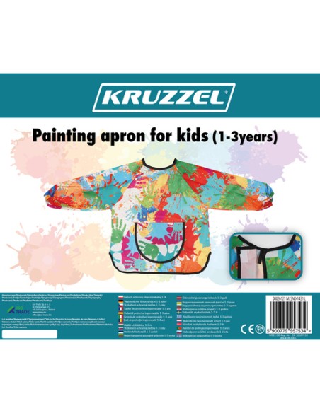 Apsauginė prijuostė, atspari vandeniui, 1-3 l, Kruzzel 26121