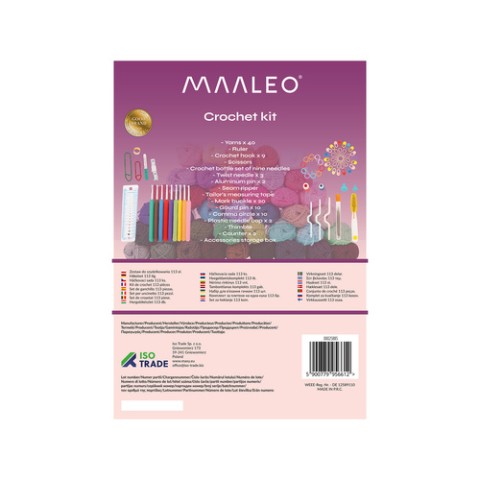 Nėrimo siūlų rinkinys 113 vnt. Maaleo 25885