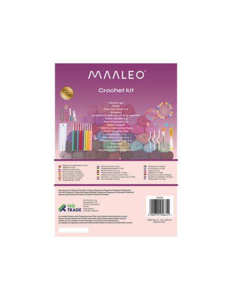 Nėrimo siūlų rinkinys 113 vnt. Maaleo 25885