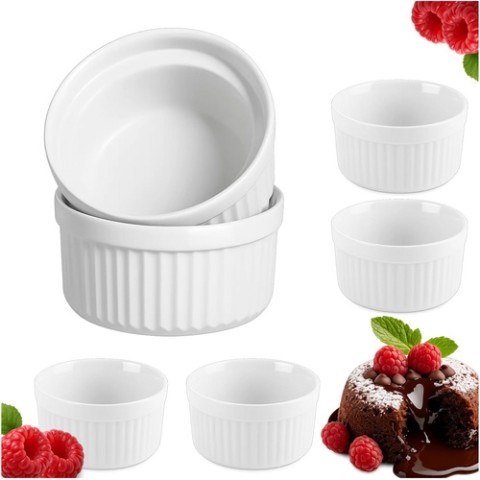 Ramekin - orkaitėje kepamas indas, 6 vnt. Ruhhy 25705