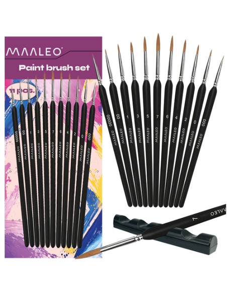 Teptukai 11 vnt. su stovu Maaleo 26118