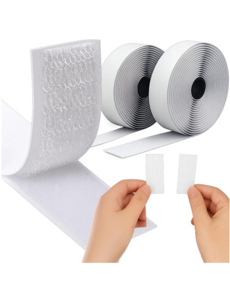 Lipnus lipdukas, baltas, 5 m x 2,5 cm, Ruhhy 25999