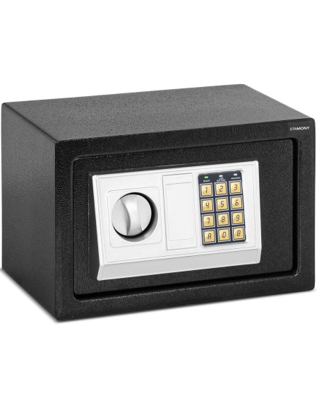 Namų elektroninis seifas kodui ir raktui 31x20x20 cm Namų elektroninis seifas kodui ir raktui 31x20x20 cm