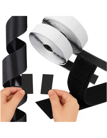 Lipnus lipdukas, juodas, 5 m x 2,5 cm, Ruhhy 24237