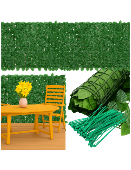 Dirbtinė balkono gyvatvorė 3x1m Gardlov 25343