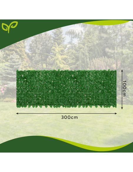 Dirbtinė balkono gyvatvorė 3x1m Gardlov 25343