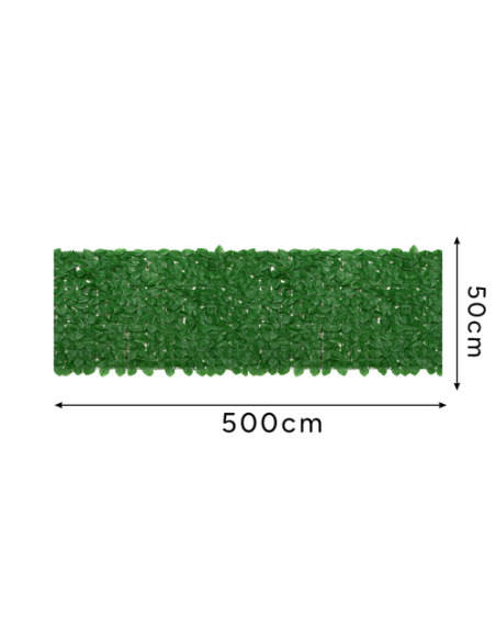 Dirbtinė balkono gyvatvorė 5x0,5m Gardlov 25342