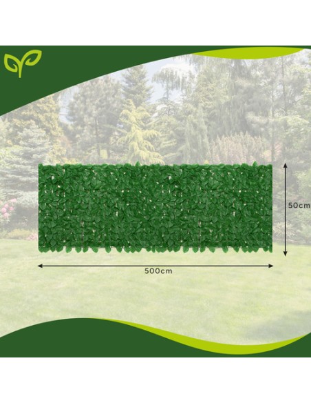 Dirbtinė balkono gyvatvorė 5x0,5m Gardlov 25342