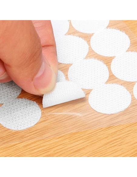 Lipnus lipdukas 18 mm, 500 vnt., baltos spalvos, Ruhhy 25884