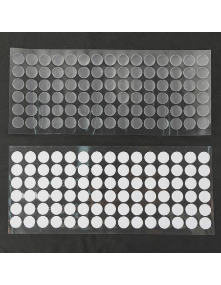 Lipnus lipdukas 18 mm, 500 vnt., baltos spalvos, Ruhhy 25884