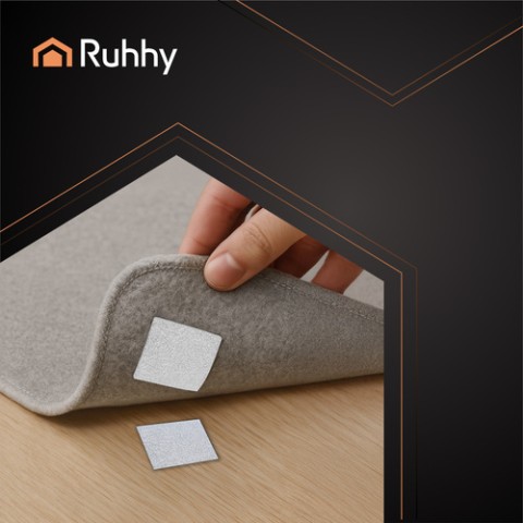 Lipni lipni juosta „Velcro“, 5 m x 5 cm, balta, Ruhhy 25807