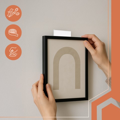 Lipni lipni juosta „Velcro“, 5 m x 5 cm, balta, Ruhhy 25807