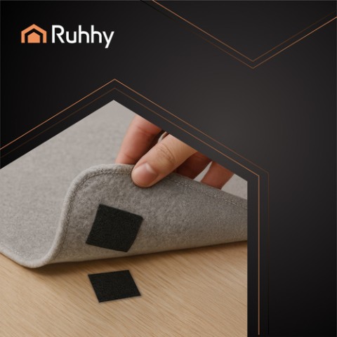 Lipni lipni juosta „Velcro“, 5 m x 5 cm, juoda, Ruhhy 25806